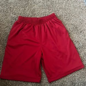 Red Men’s Gym Shorts